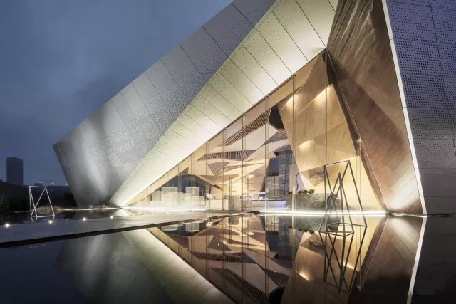 主展厅透视 by刘国畅，9001cc金沙以诚为本建设设计